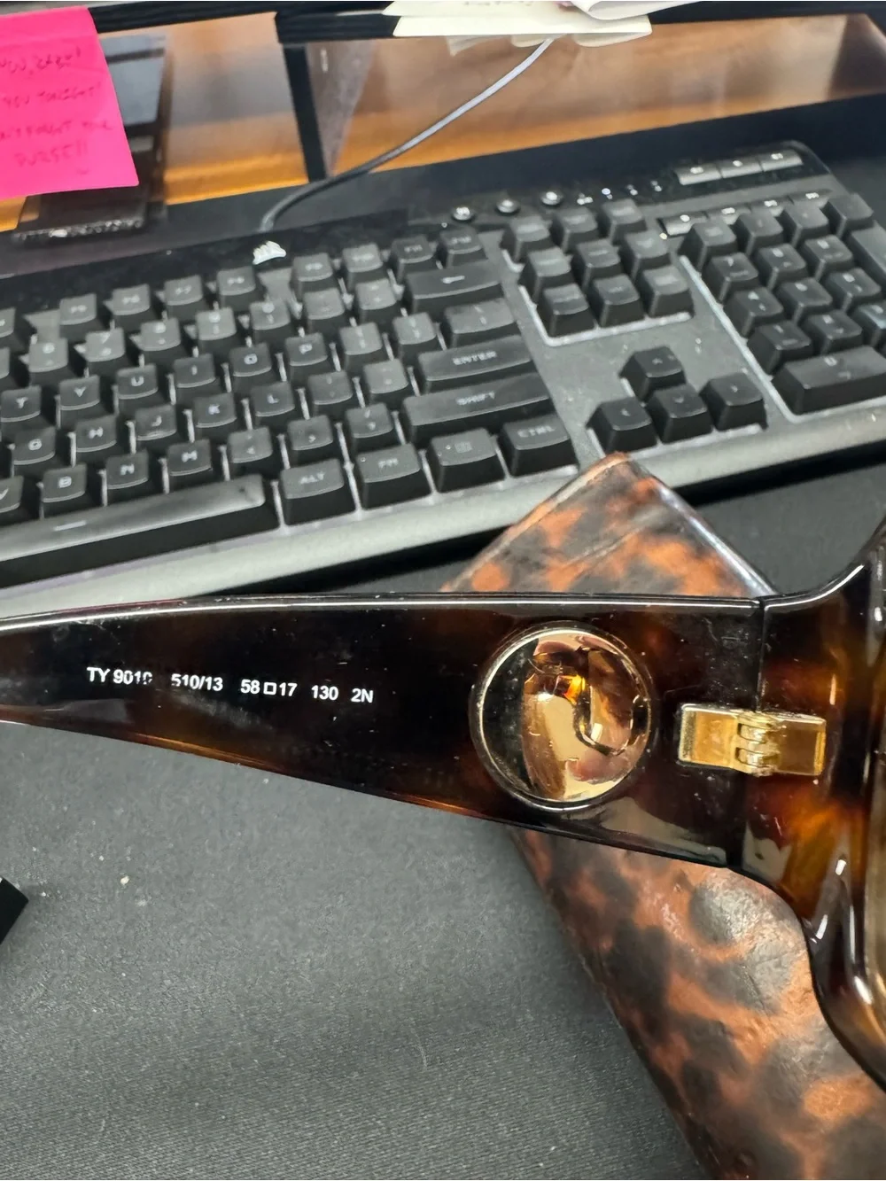 Tory Burch Oversized Tortoiseshell Gradient Sunglasses